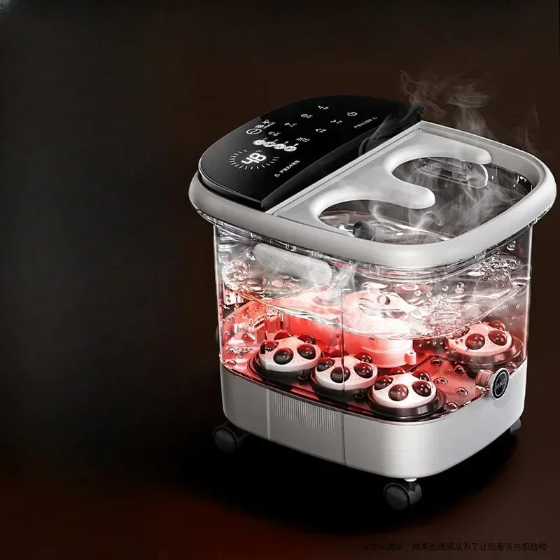 Electric Foot Bath Tub with Automatic Heating Constant Temperature Foot Soaker with Electric Massage for Home Use
