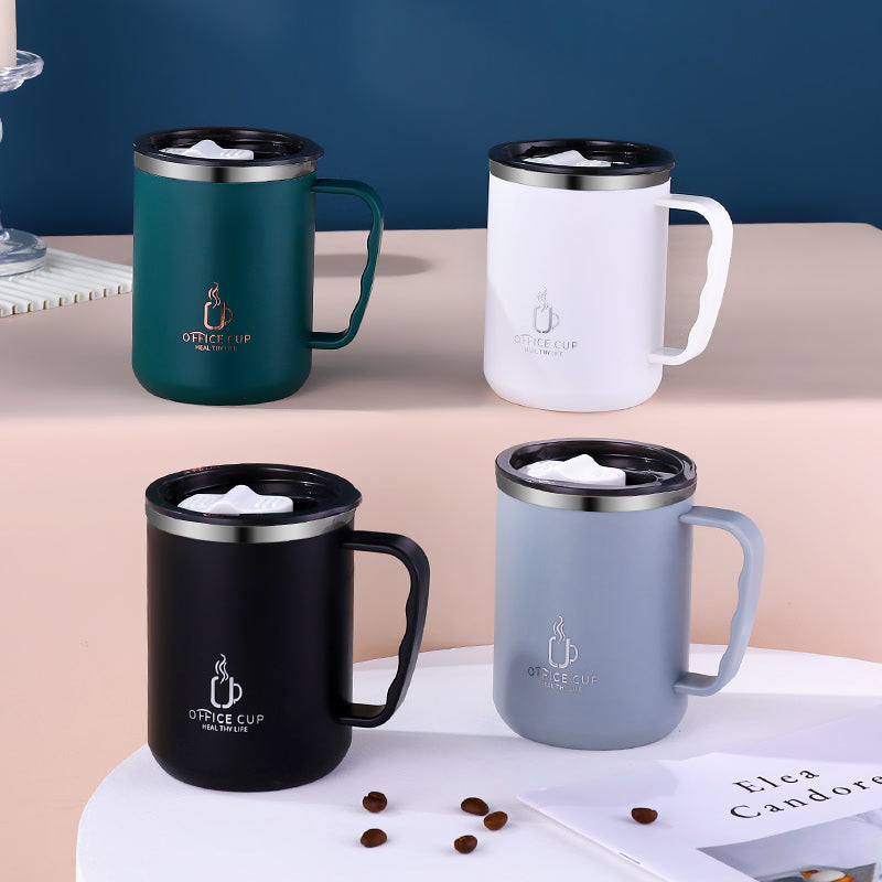 Steel Water Bottle: 500ml Coffee Mug