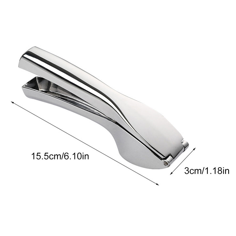Garlic Press Stainless Steel Garlic Mincer Garlic Crusher Detachable Easy to Squeeze and Clean Kitchen Tools for Fine Garlic