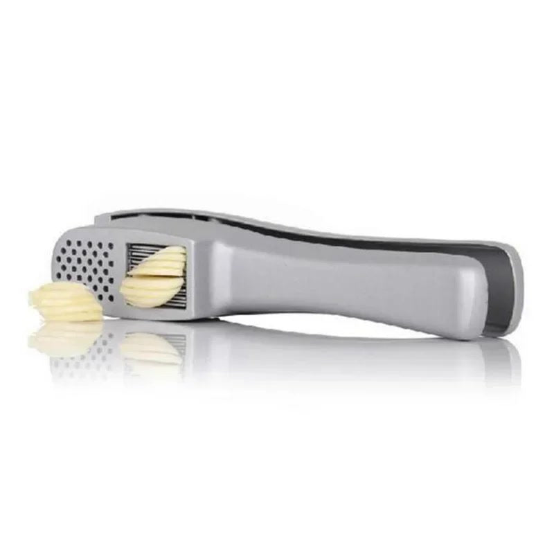 2 In 1 Multifunctional Garlic Press Garlic Slicer Zinc Alloy Manual Kitchen Gadget and Accessories Gadgets for Home
