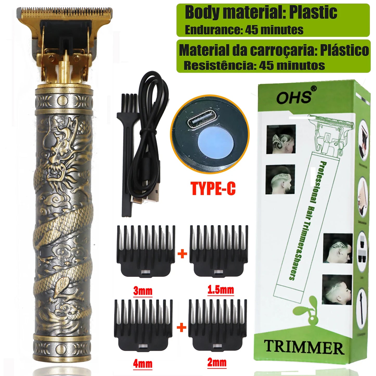 T9 Dragon: Cordless Hair Clipper