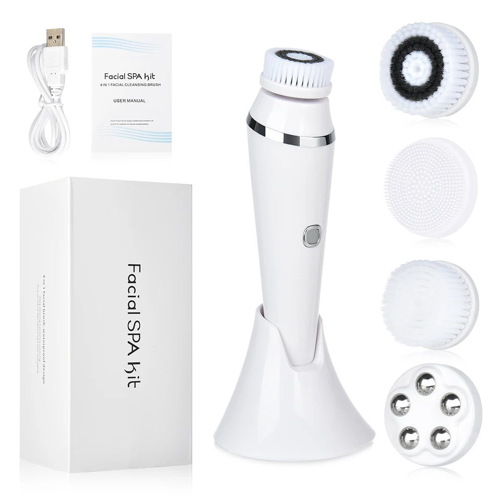 CleanSonic Pro: 4-Head Facial Kit