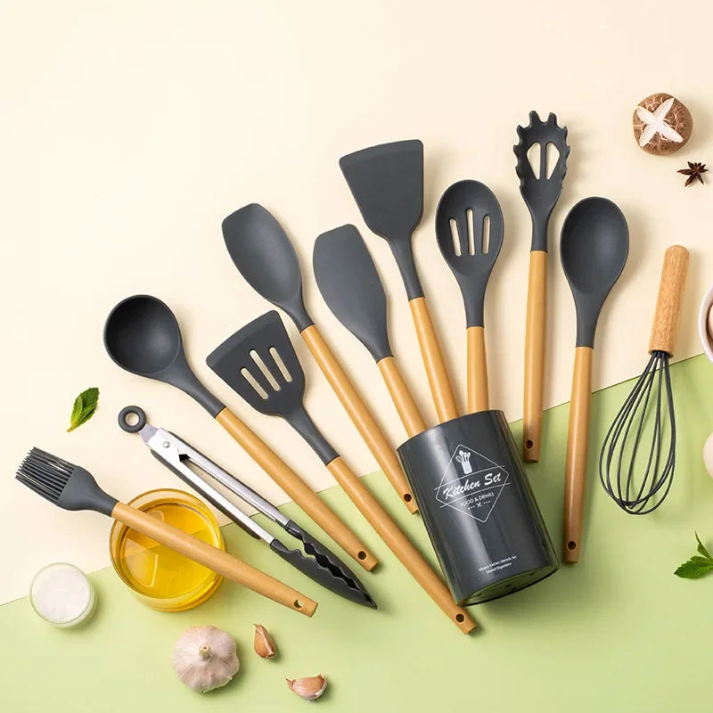 12-Piece Silicone Utensil Set