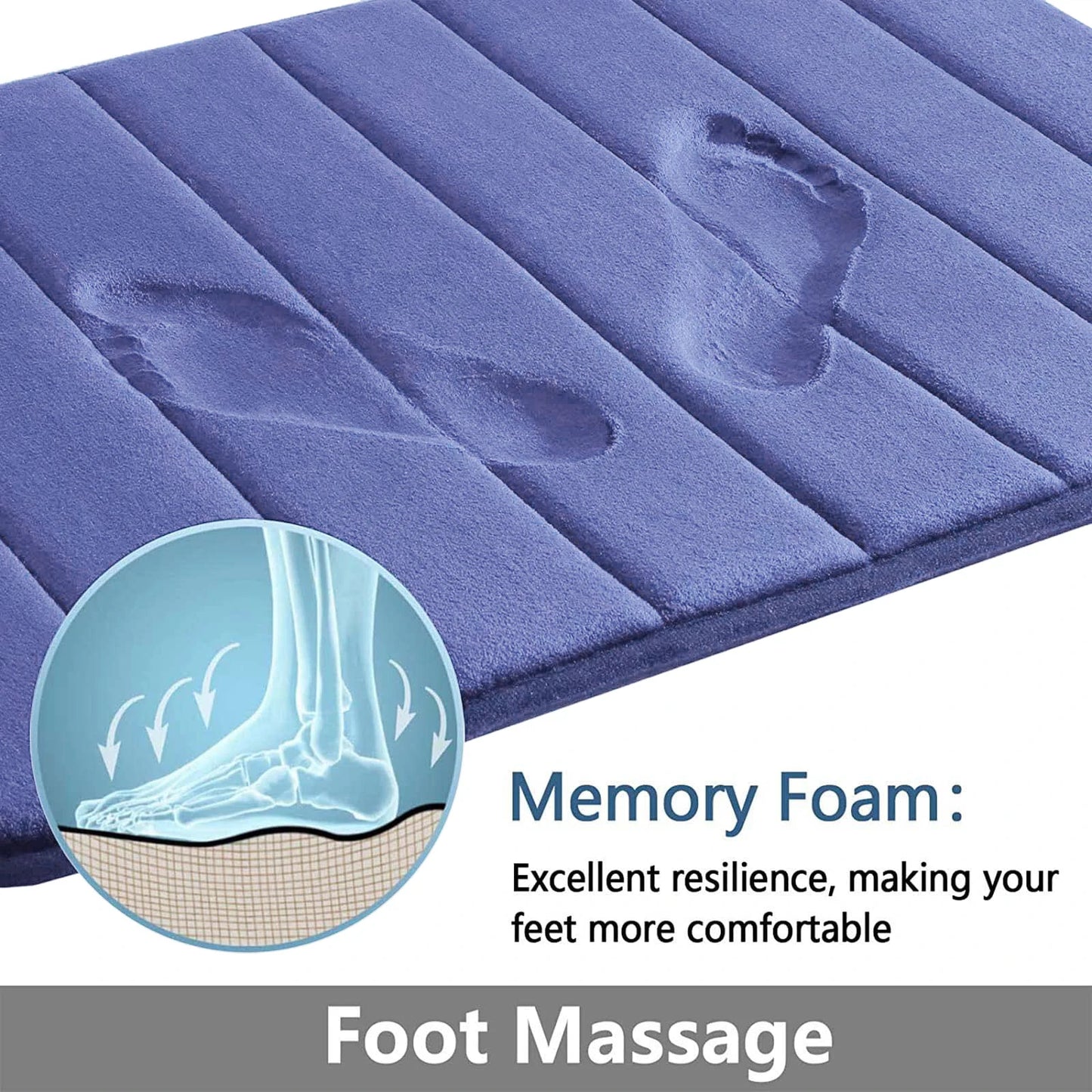 BathBliss Memory Foam Mat