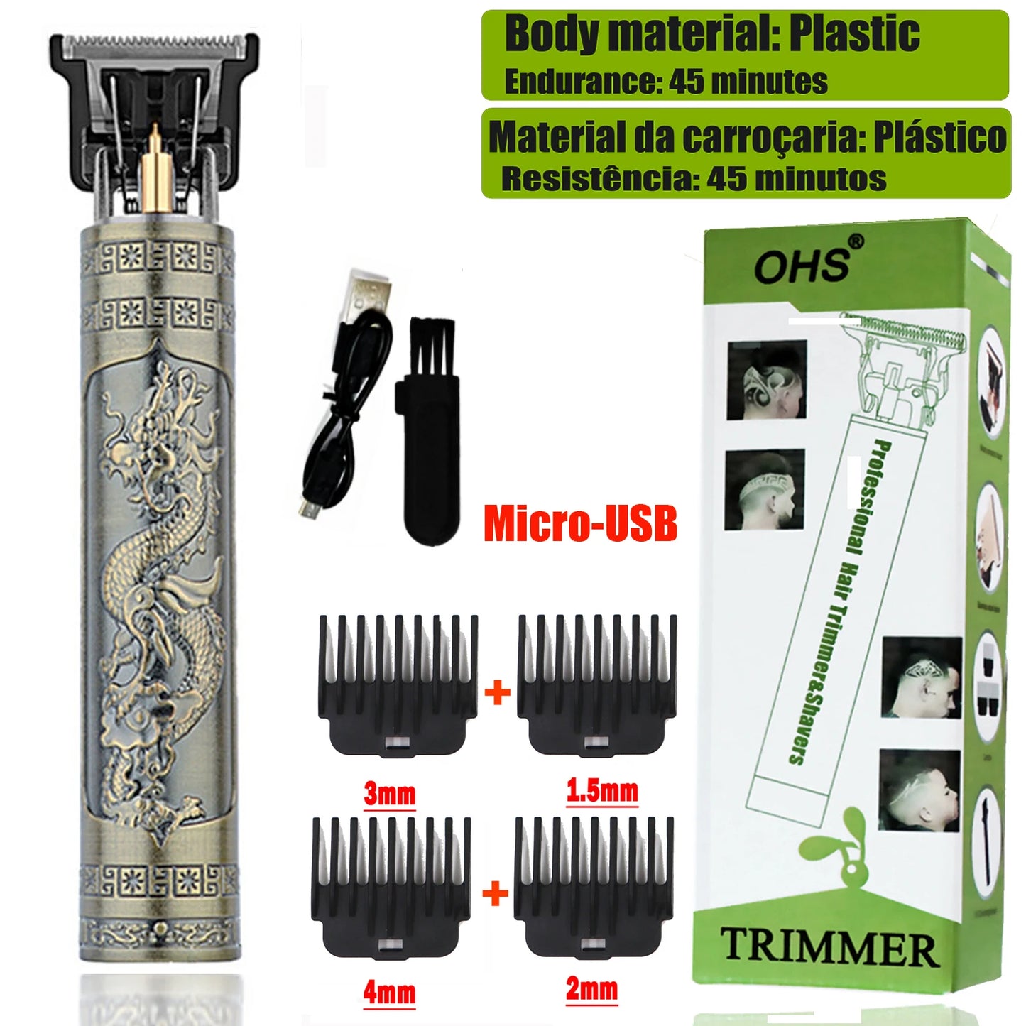 T9 Dragon: Cordless Hair Clipper