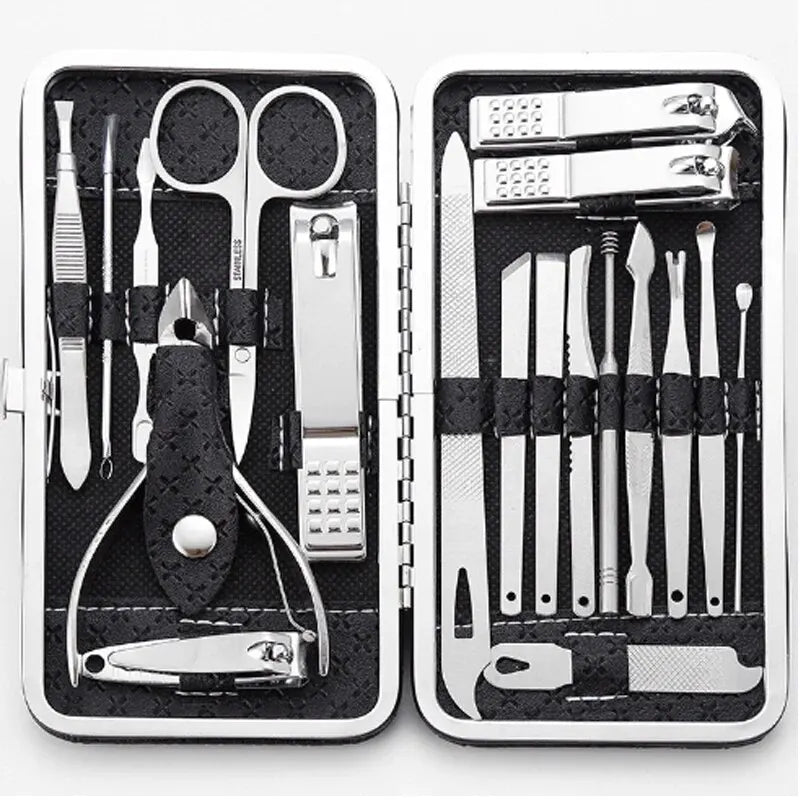 19pc Manicure Set: Pro Edition