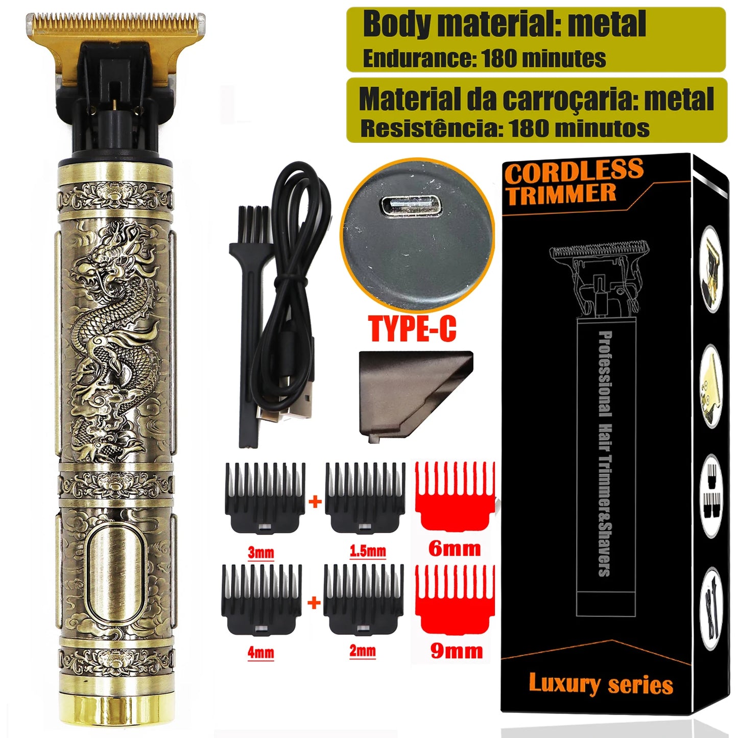 T9 Dragon: Cordless Hair Clipper