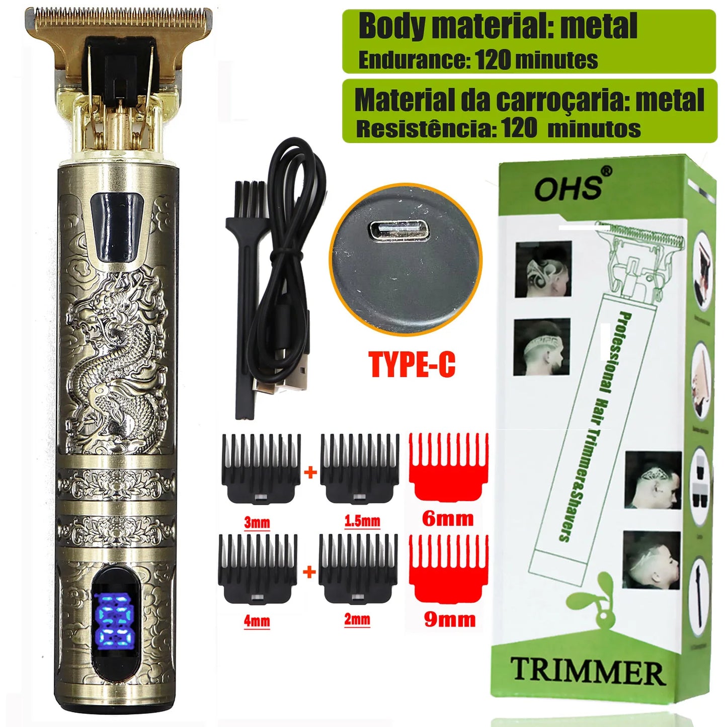 T9 Dragon: Cordless Hair Clipper