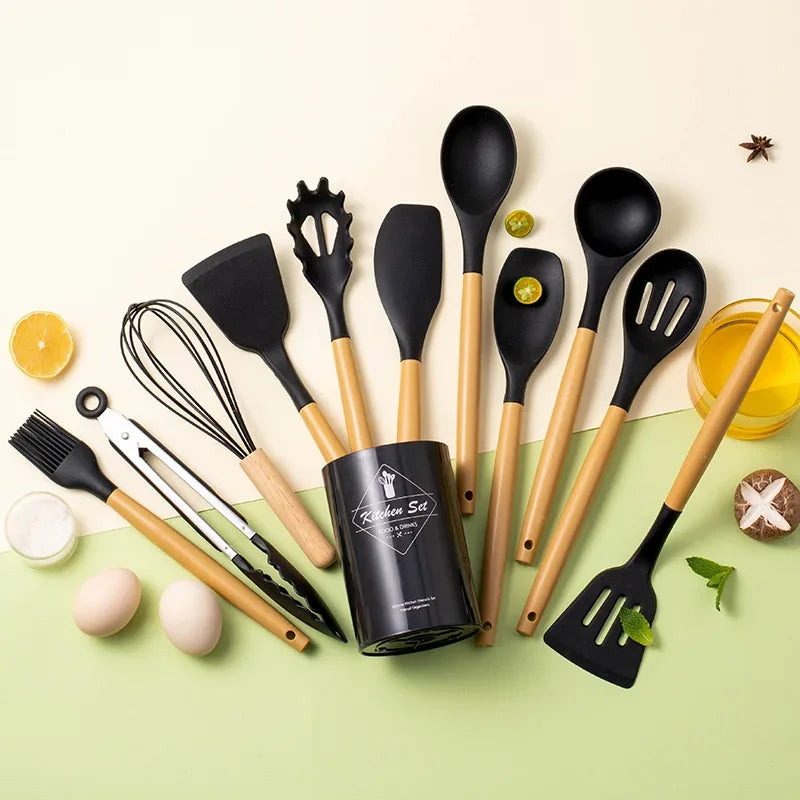 12-Piece Silicone Utensil Set