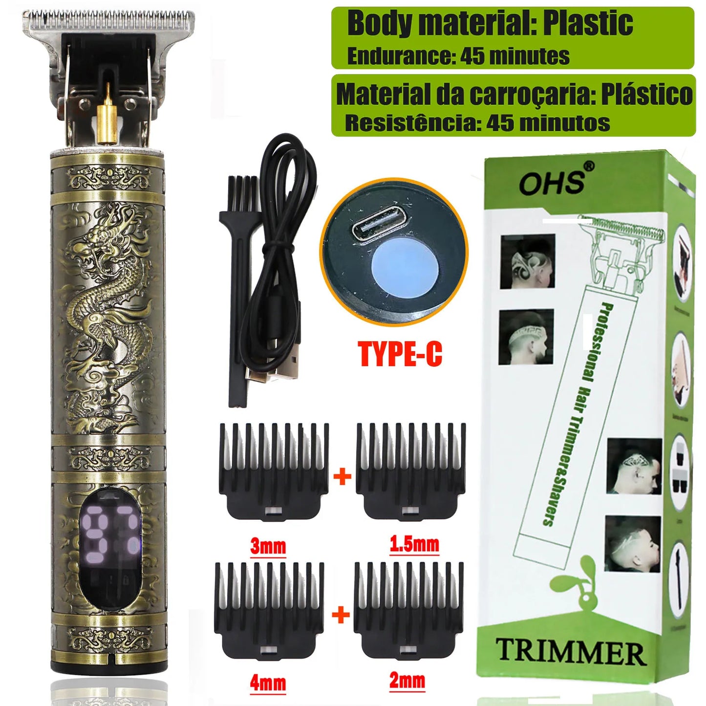 T9 Dragon: Cordless Hair Clipper