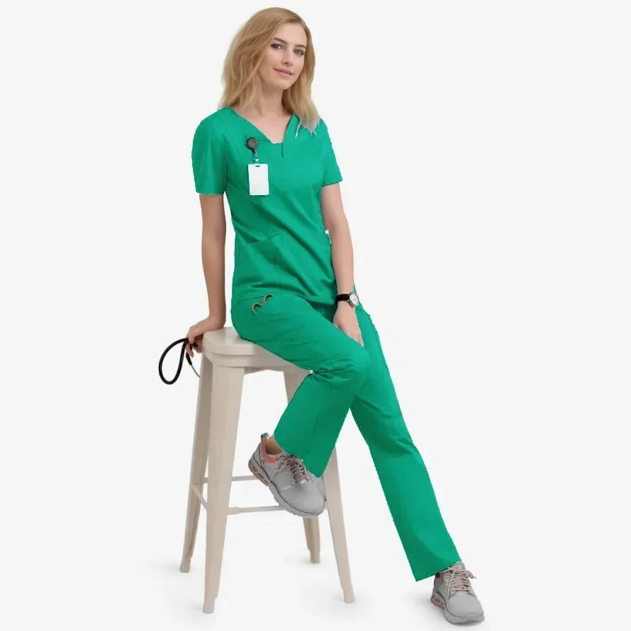 V-Neck Nurse Set (XS-XL)