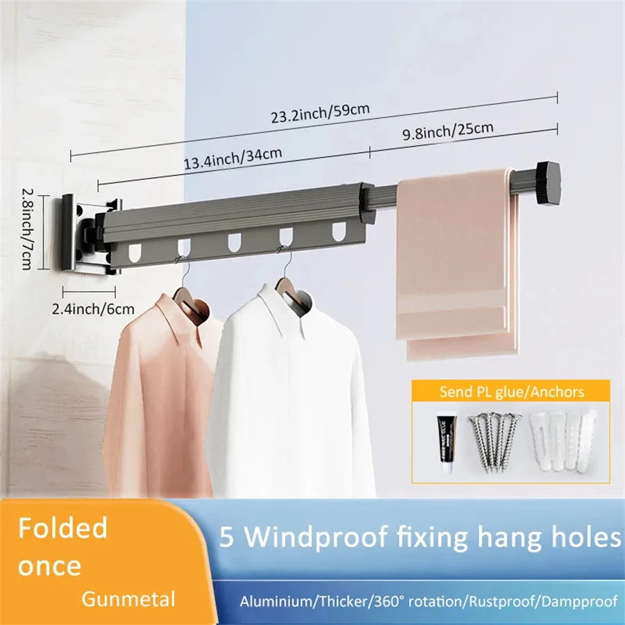 Extendable Clothesline Rack