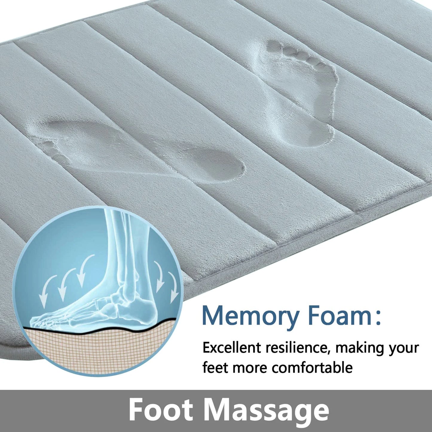 BathBliss Memory Foam Mat