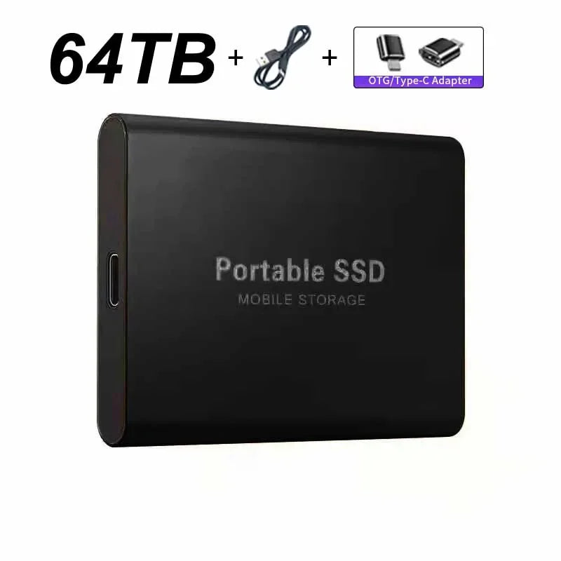 SSD: 1-2TB Portable External Drive