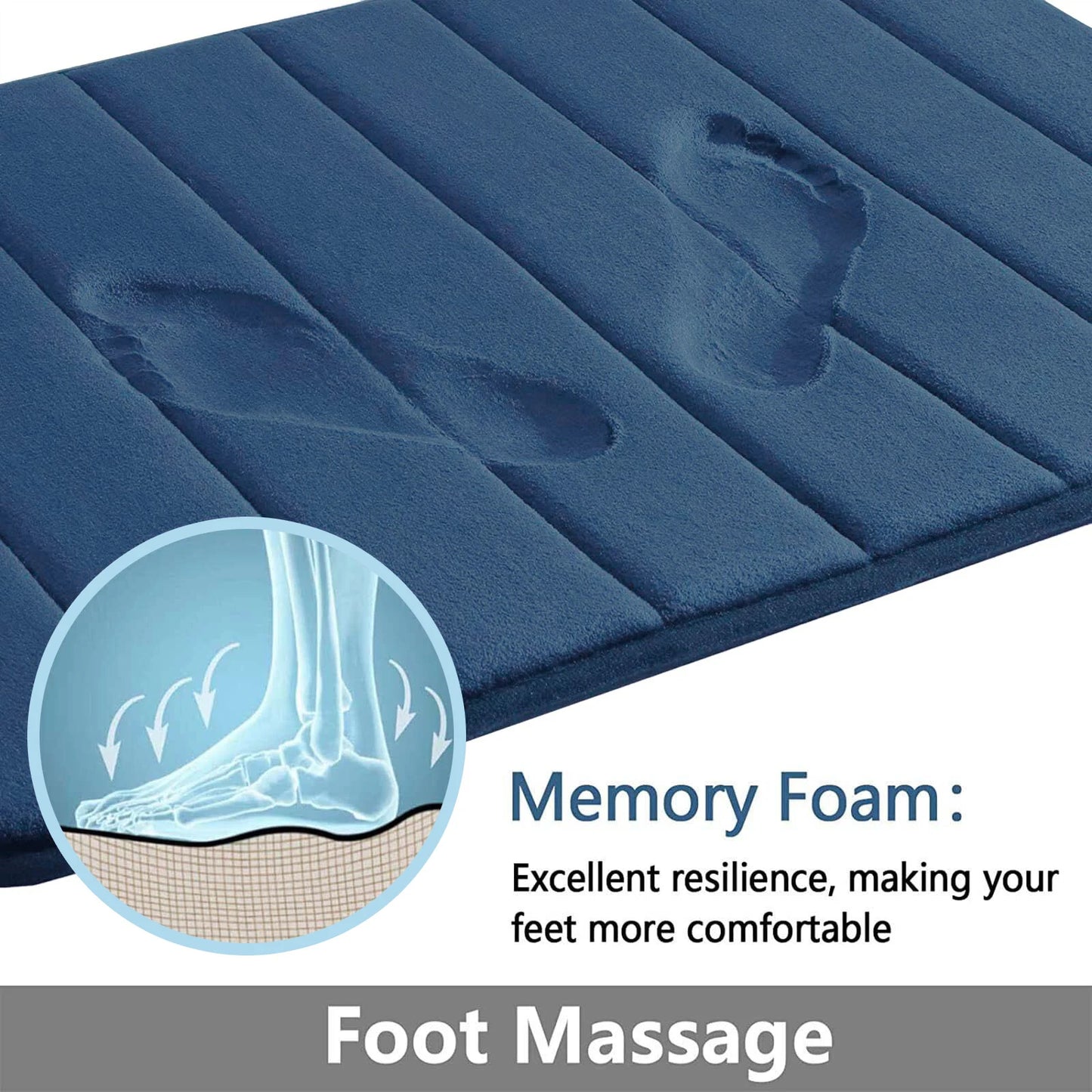 BathBliss Memory Foam Mat