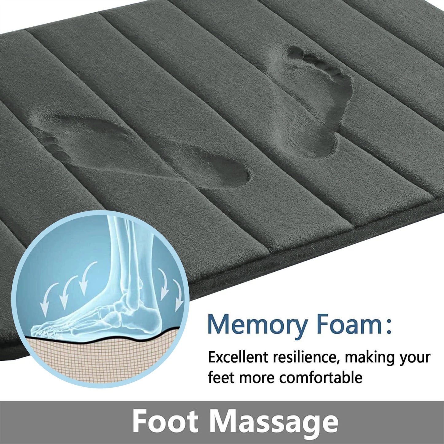 BathBliss Memory Foam Mat