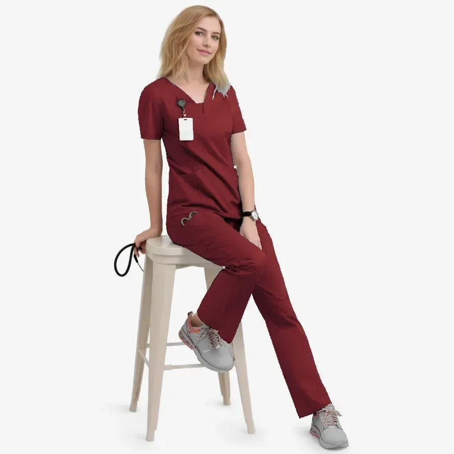 V-Neck Nurse Set (XS-XL)