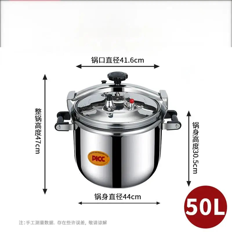 4/6/7/15/17/20/24/40/50 Liters Stainless Steel Pressure Cooker