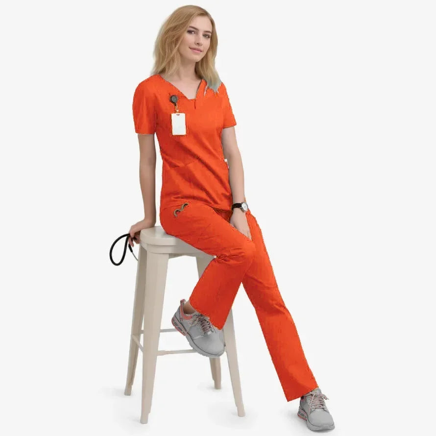 V-Neck Nurse Set (XS-XL)