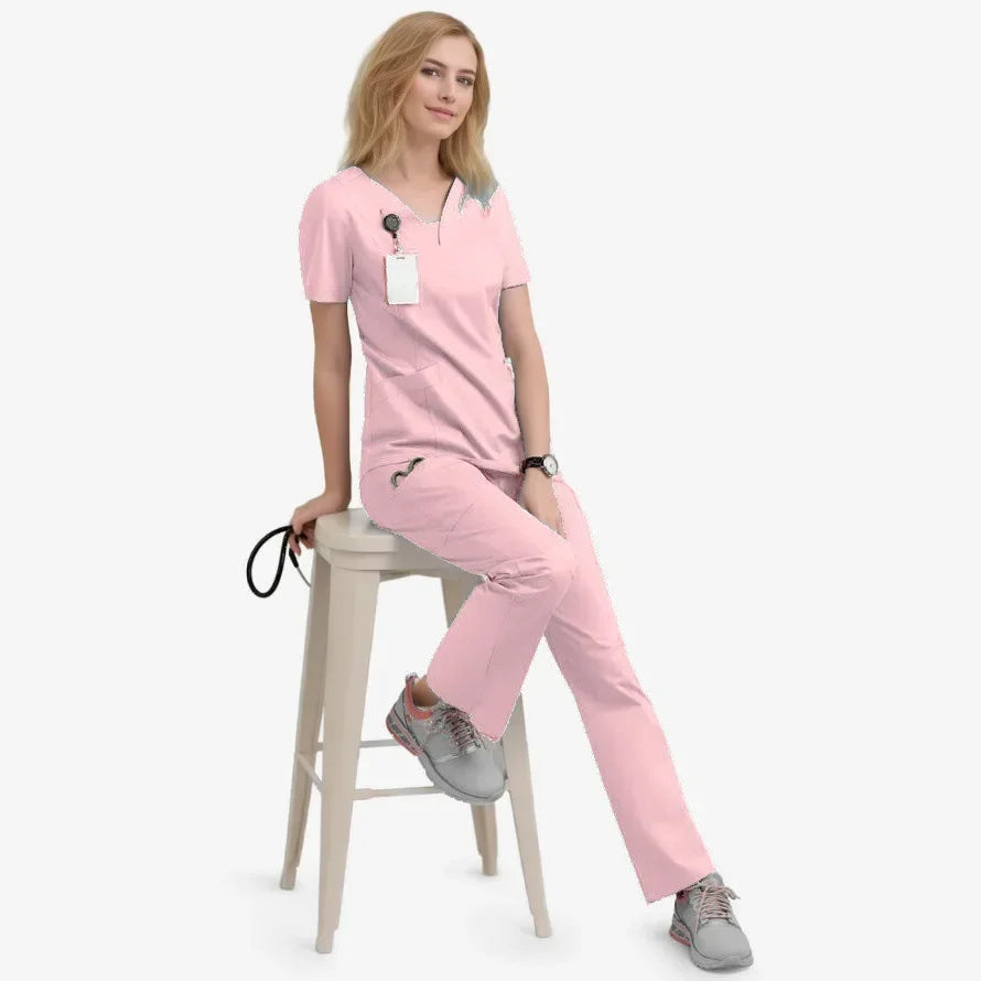 V-Neck Nurse Set (XS-XL)