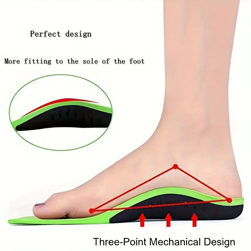 Best Orthotic Insole Arch Support X/O Leg Flat Foot Health Shoe Sole Pad insoles for Shoes insert padded Orthopedic insoles