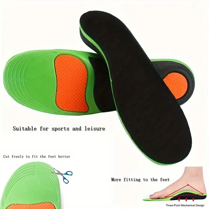 Best Orthotic Insole Arch Support X/O Leg Flat Foot Health Shoe Sole Pad insoles for Shoes insert padded Orthopedic insoles