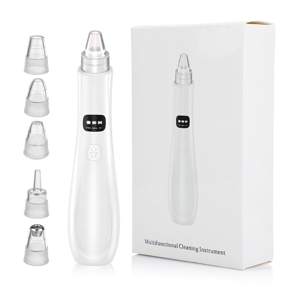 In Stock Fast Drop Shipping 3 Suction Mode Face Cleansing Beauty Machine Dead Skin Remover Face Vacuum Blackhead Removal Skin