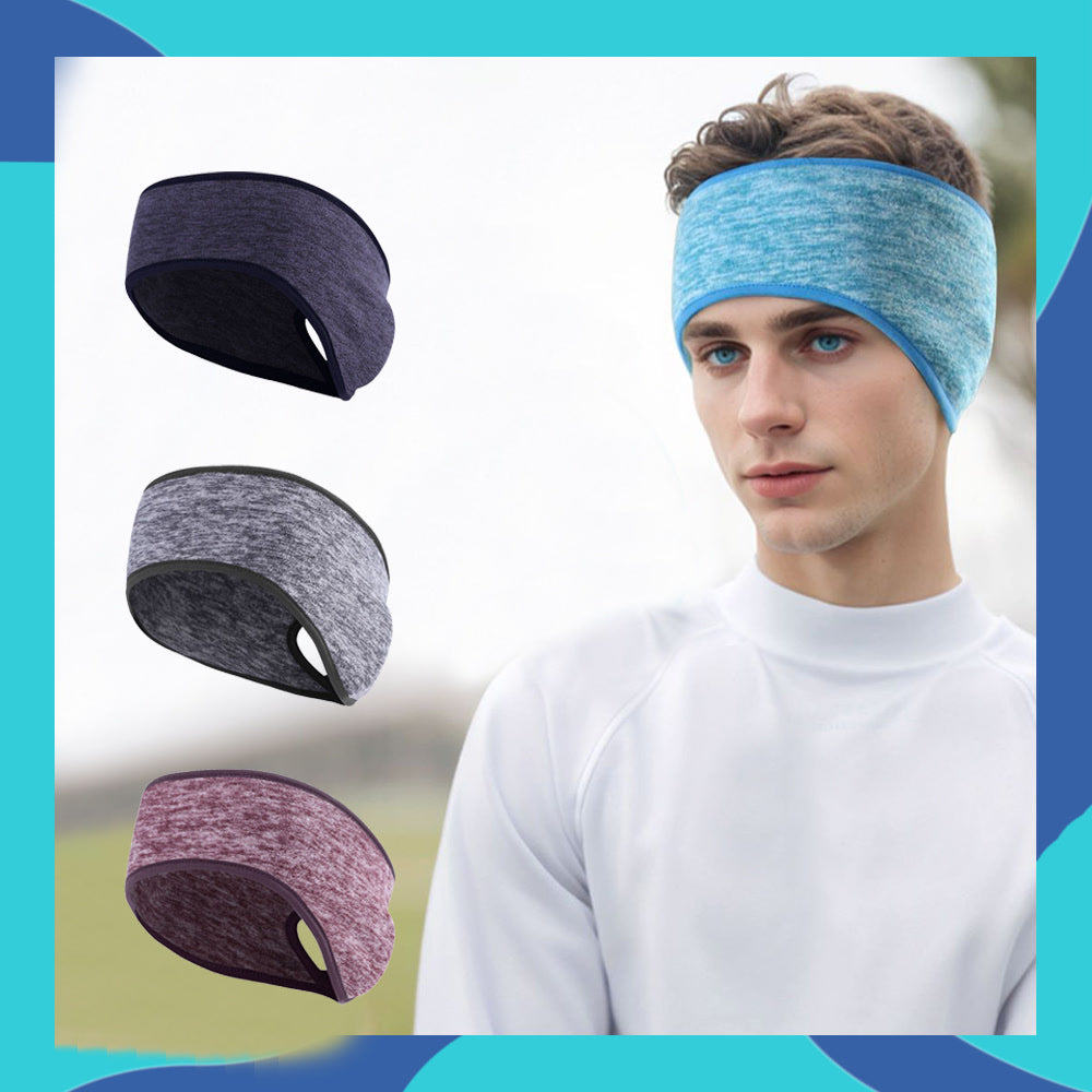 Ear Warmers Headband Fleece Earmuffs Running Headband Winter Ear Covers Moisture Wicking Sweatband Ski Headband for Men & Women