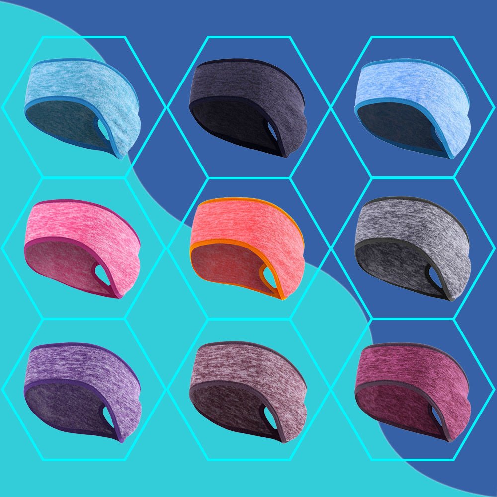 Ear Warmers Headband Fleece Earmuffs Running Headband Winter Ear Covers Moisture Wicking Sweatband Ski Headband for Men & Women
