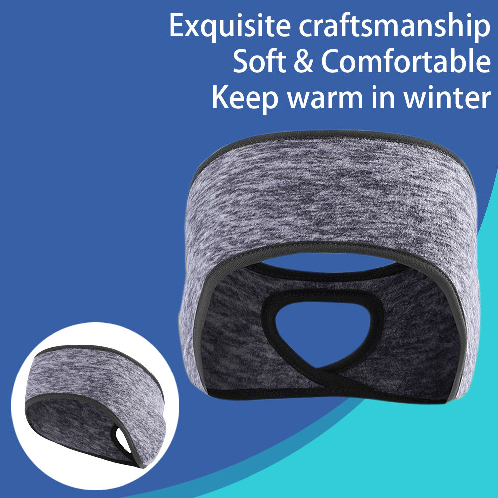 Ear Warmers Headband Fleece Earmuffs Running Headband Winter Ear Covers Moisture Wicking Sweatband Ski Headband for Men & Women