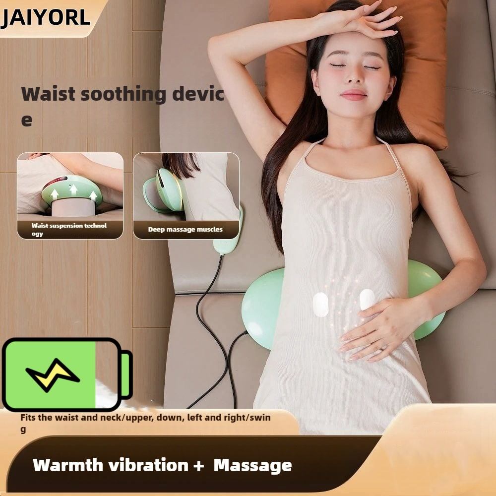 Electric Lumbar Traction Device Massager with Heat Function & Adjustable Intensity,Electric Inflatable Back Stretcher Device