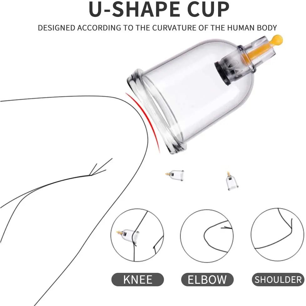 Cupping Therapy Set Vacuum Cupping Set Suction Cups Massage Chinese Medicine Anti Cellulite Physiotherapy Jars For Body Massager