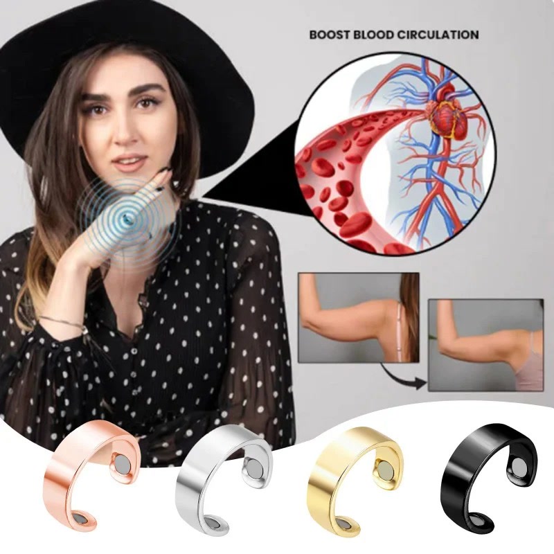 Blood Sugar Control Ring Diabetes Monitor Blood Sugar Balance Magnetic Therapy Improve Sleep Soreness Relief Lymphatic Drainage