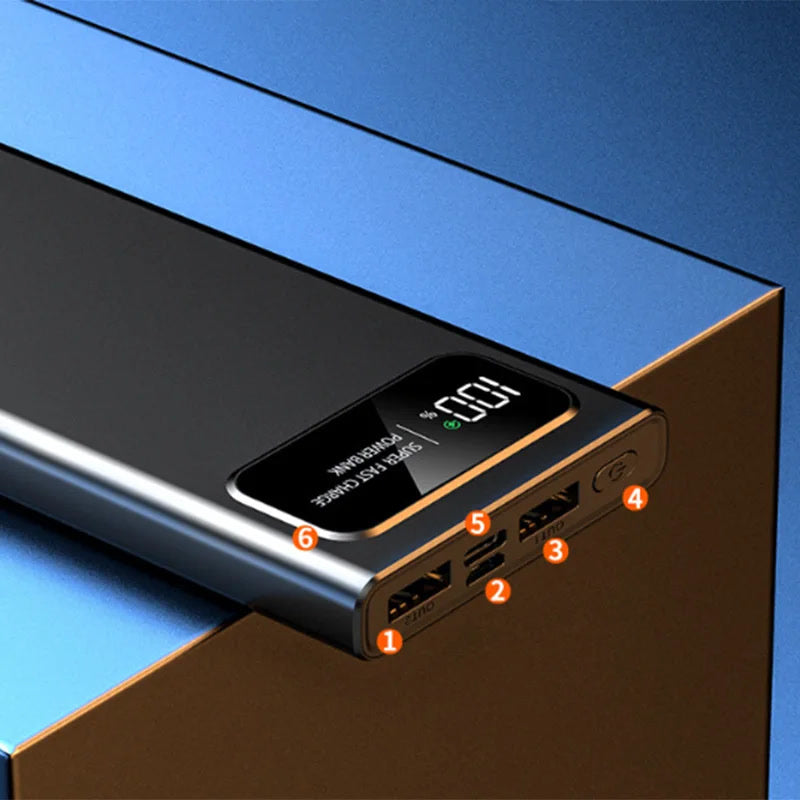 Xiaomi 200000mAh Power Bank 120W Super Fast Charging Battery High Capacity Digital Display PowerBank For iPhone Samsung Huawei