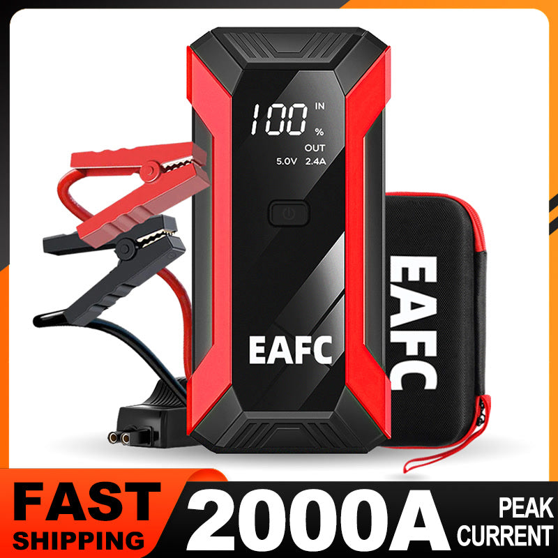 Power Bank 2000A/1200A/600A 12V Car Battery Jump Starter Portable Charger Car Booster Auto Starting Device Emergency Starter