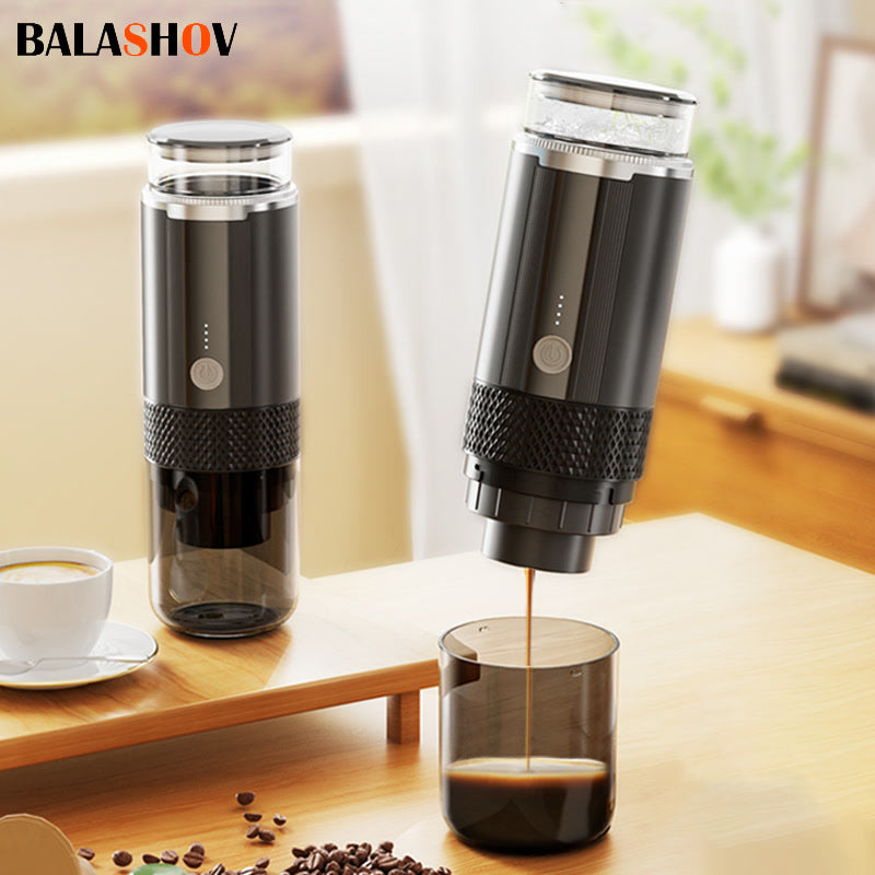 Wireless Portable Espresso Machine Travel Coffee Maker Small Rechargeable Coffee Machine for Camping RV Hiking Office