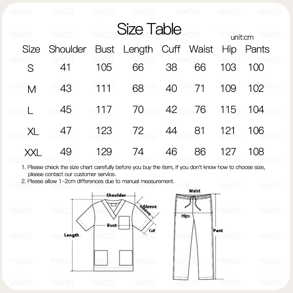 Wholesale Scrub Set Doctor Nurse Medical Clothing Hospital Surgical Uniform Multicolor Women Men Wearwear Clothes Doctor Uniform