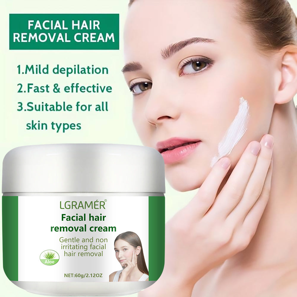 Aloe Vera Fast Hair Removal Cream 60g Painless Underarm Body Face Private Areas Hairs Remove Depilatory Wax Women Men Skin Care