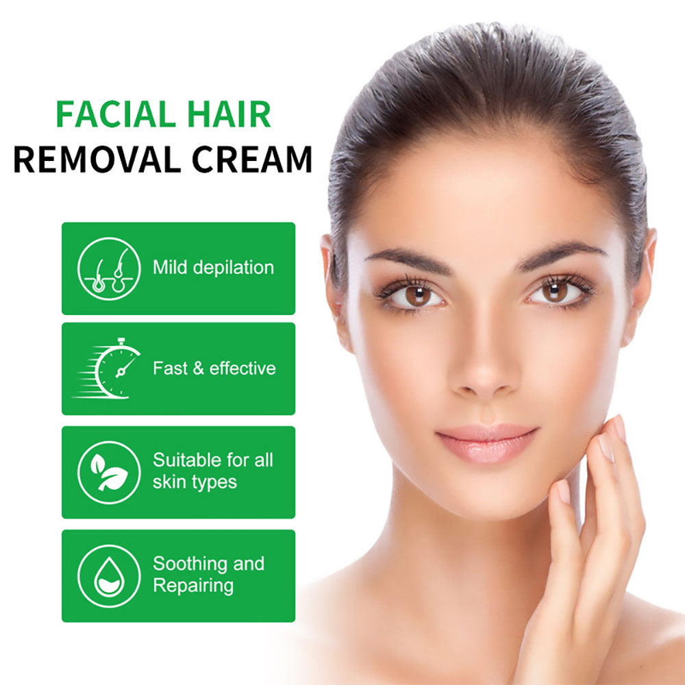 Aloe Vera Fast Hair Removal Cream 60g Painless Underarm Body Face Private Areas Hairs Remove Depilatory Wax Women Men Skin Care