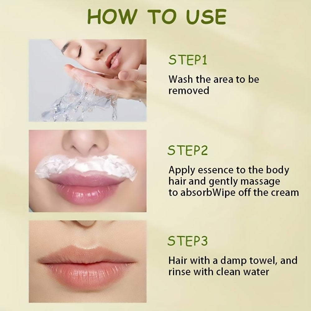 Aloe Vera Fast Hair Removal Cream 60g Painless Underarm Body Face Private Areas Hairs Remove Depilatory Wax Women Men Skin Care