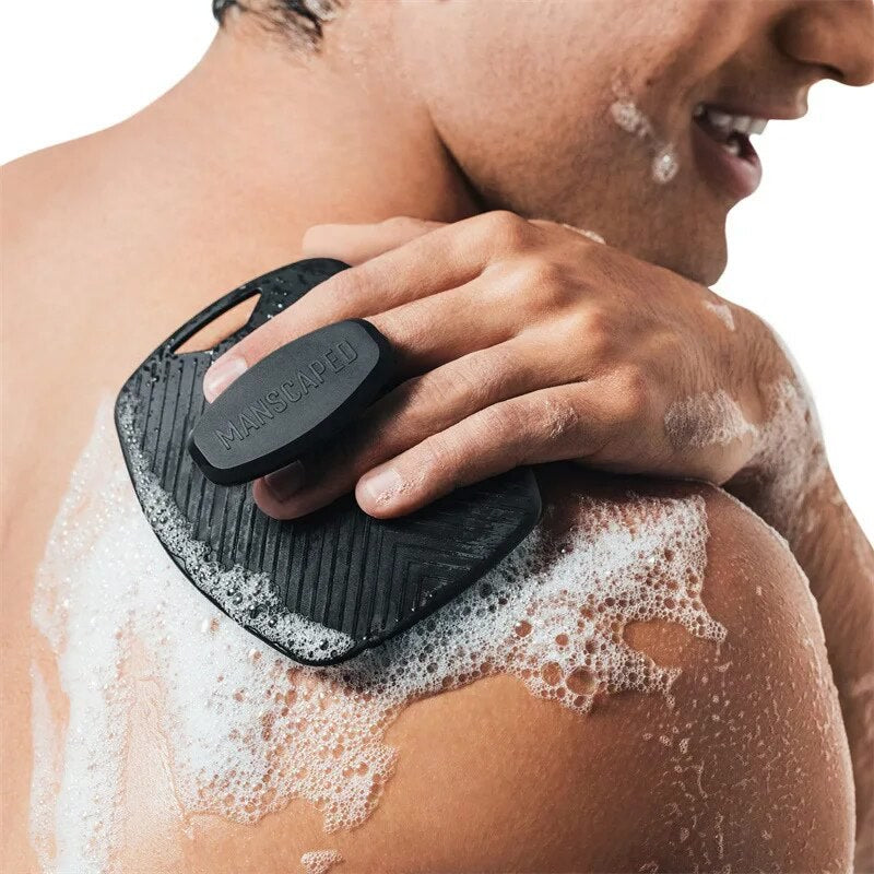 Exfoliating Silicone Bath Brush Portable Wall Mounted Shampoo Brush Bath Face Washing Cleaning Brush Bath Gadget