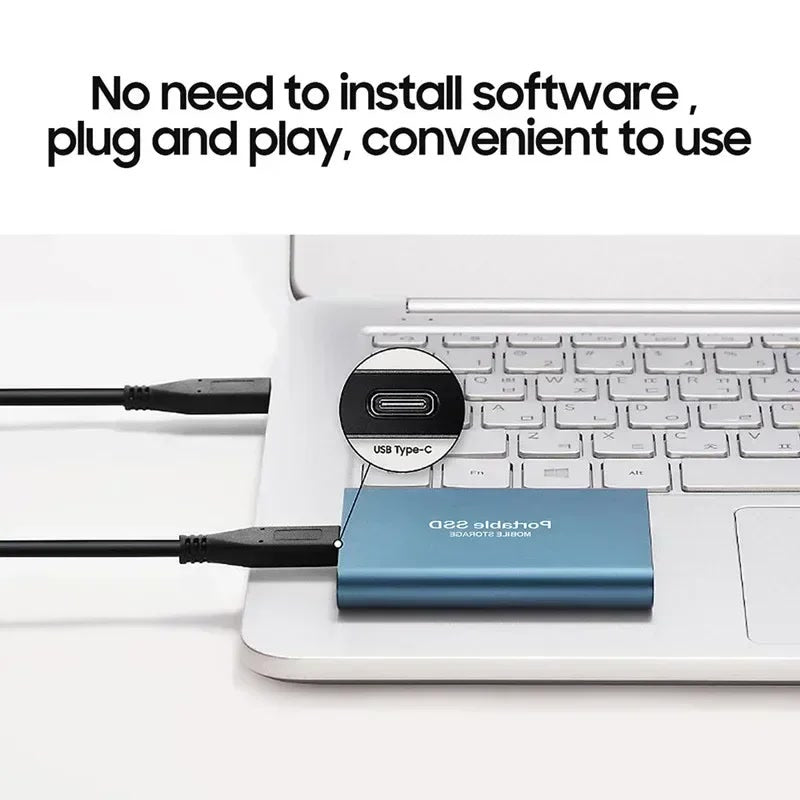 SSD 2tb external hard drive 1TB portable external SSD Mini Hard Disks High-speed Drive External Solid State Hard Drive New