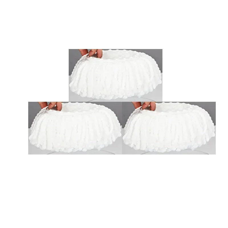 NEW HOT spin mop, automatic rotating mop / mop replacement head, clean microfiber tow bucket lazy magic mop bucket.