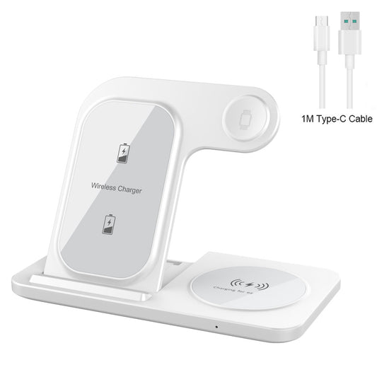 Fold & Charge 3-in-1: Fast Wireless Station