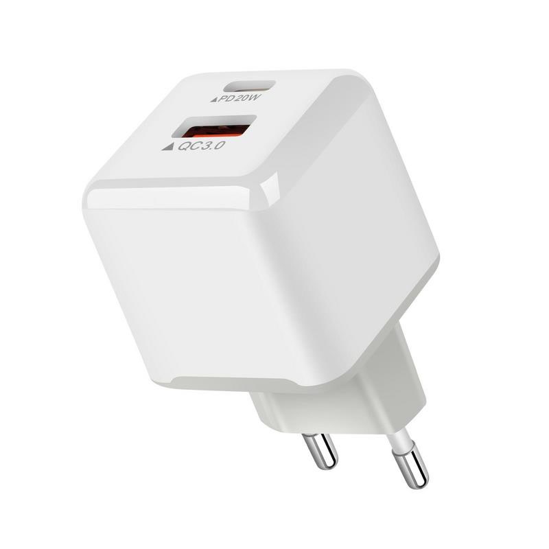 38W PD20W QC3. 0 18W European American And British Fast Charging Mobile Phone Charger With PD Charging Head