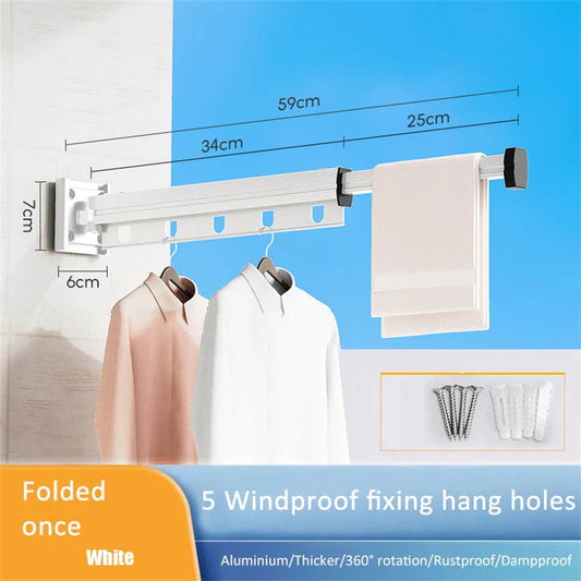 Extendable Clothesline Rack