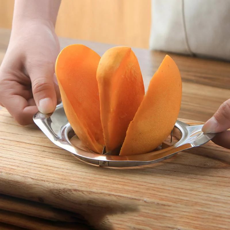 1Pcs Stainless Steel Easy Mango Corer Slicer Cutter Watermelon Peeler Fruit Vegetable Tool Kitchen Accessories