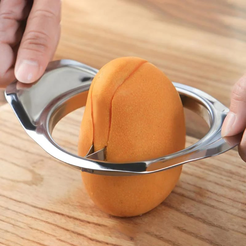 1Pcs Stainless Steel Easy Mango Corer Slicer Cutter Watermelon Peeler Fruit Vegetable Tool Kitchen Accessories