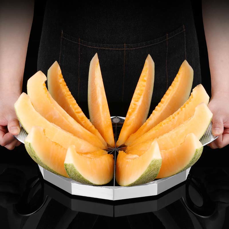420 Stainless Steel Watermelon Cutter Fruit Divider Peeler Cut Gadget Salad Slicer Cutter Tool Eco-Friendly Kitchen Accessories
