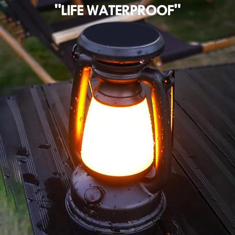 Charging Decoration Atmosphere Light Retro Horse Light Led Desk Lamp Outdoor Camping Bar Light Table Light Lantern Home Decor